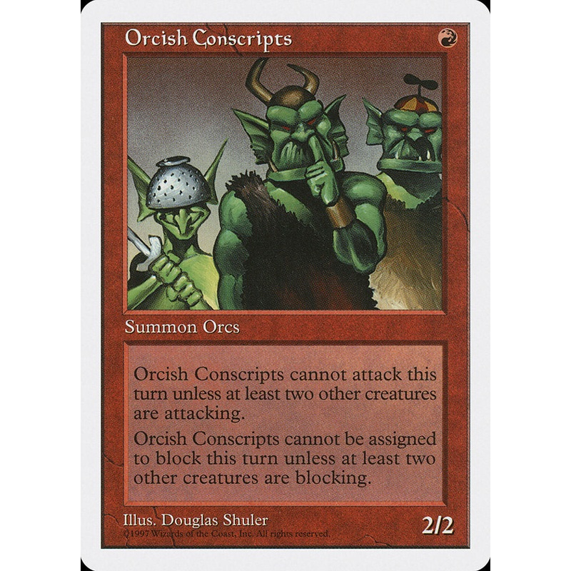 Orcish Conscripts [Fifth Edition]