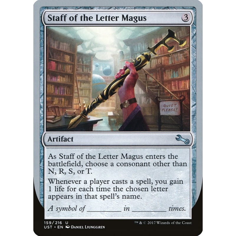 Staff of the Letter Magus [Unstable]