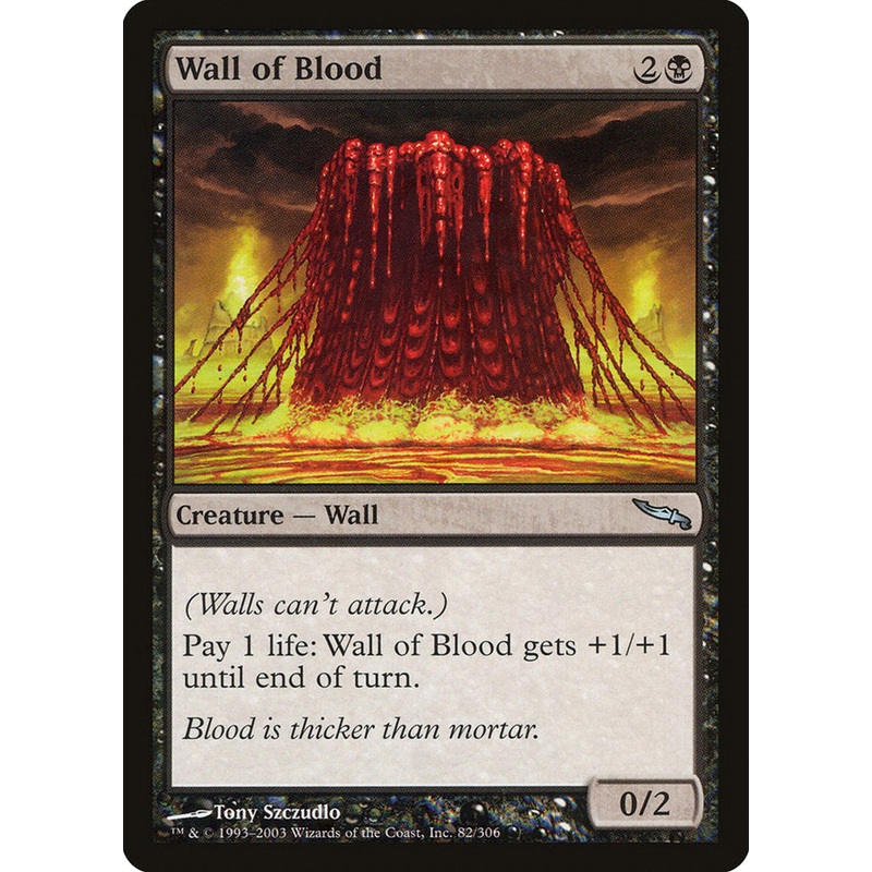 Wall of Blood [Mirrodin]