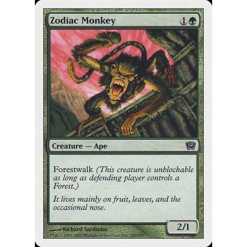 Zodiac Monkey [Ninth Edition]