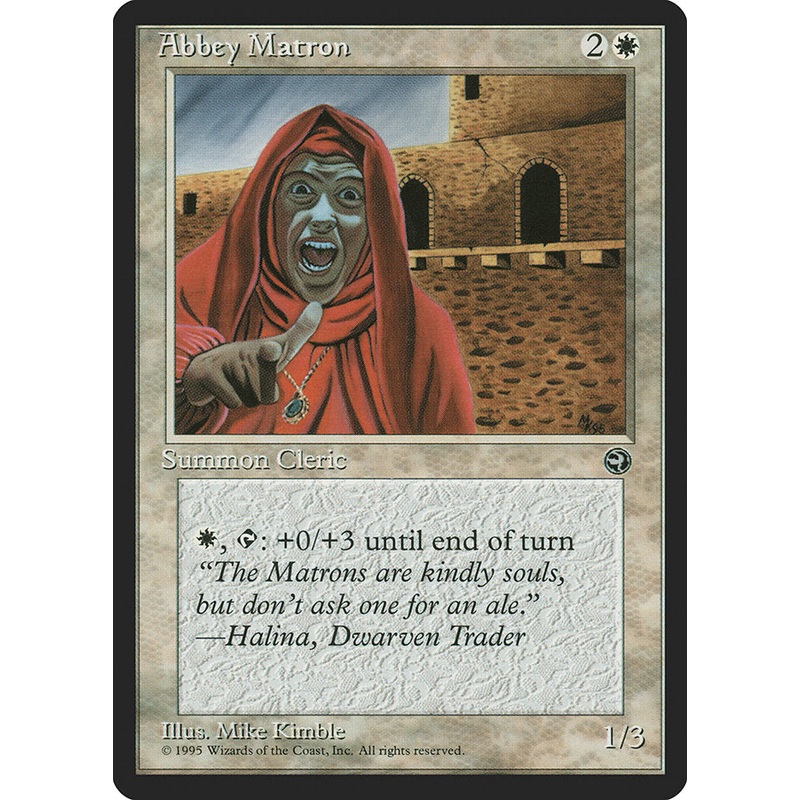 Abbey Matron (Halina Flavor Text) [Homelands]