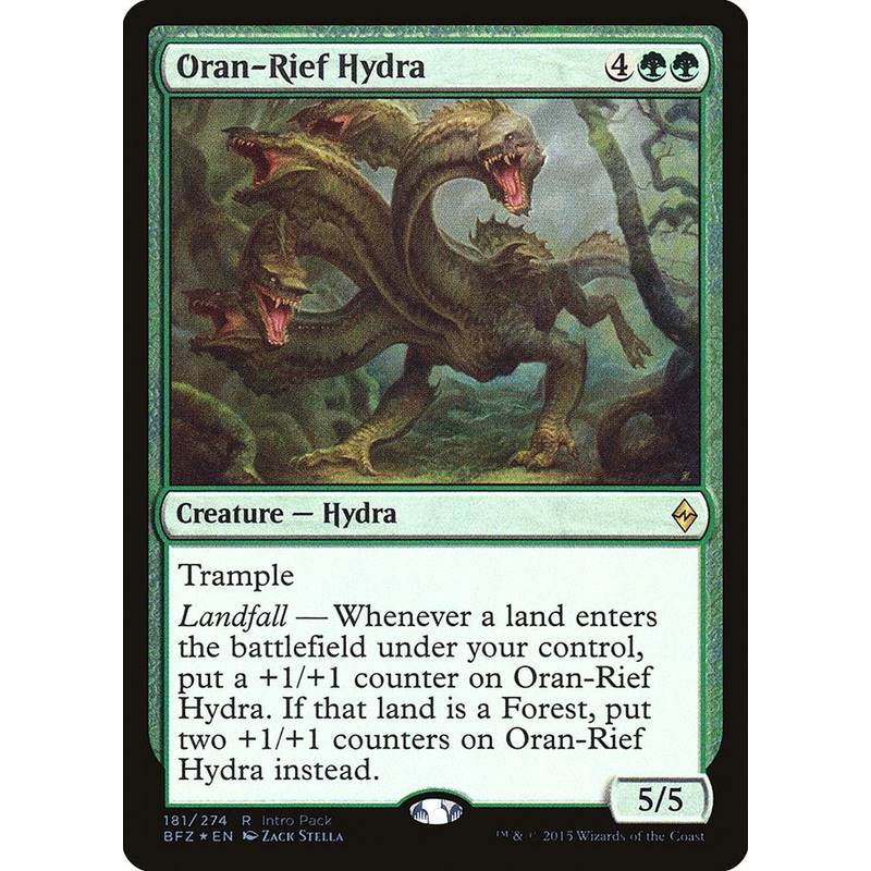 Oran-Rief Hydra (Intro Pack) [Battle for Zendikar Promos]