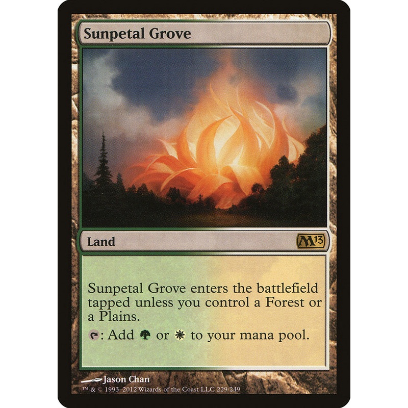 Sunpetal Grove [Magic 2013]