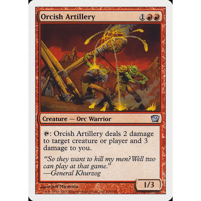 Orcish Artillery [Ninth Edition]