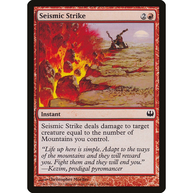 Seismic Strike [Duel Decks: Knights vs. Dragons]