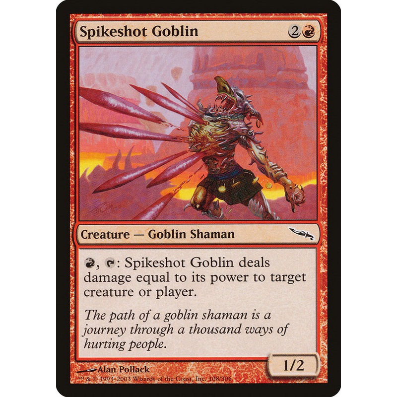 Spikeshot Goblin [Mirrodin]