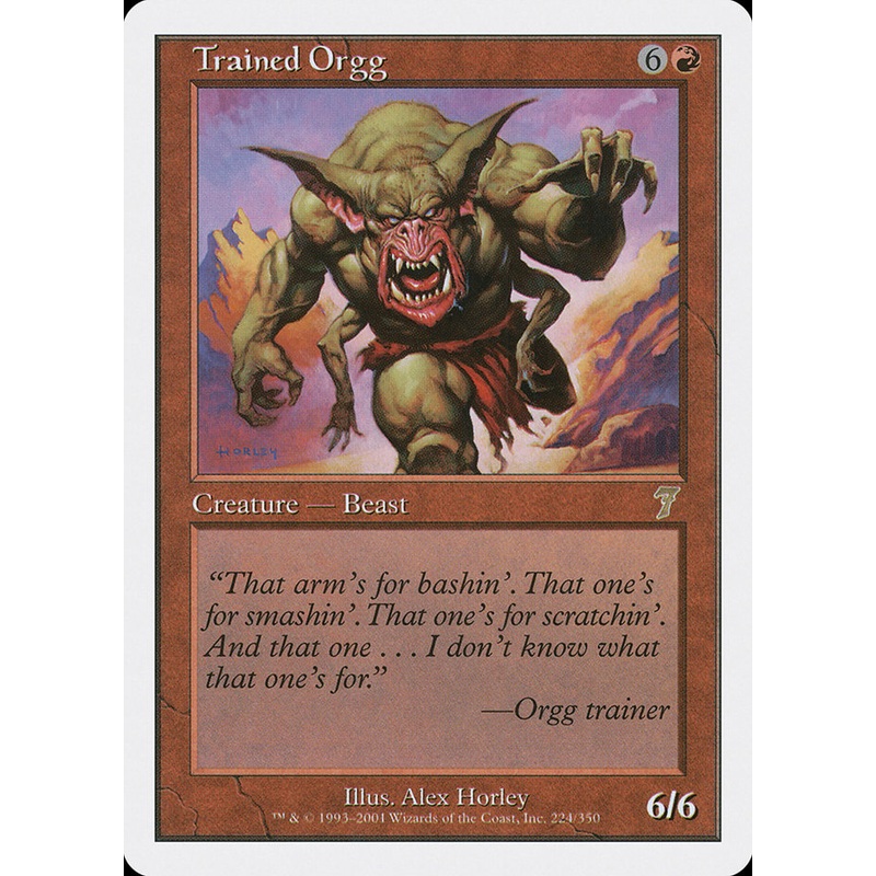 Trained Orgg [Seventh Edition]