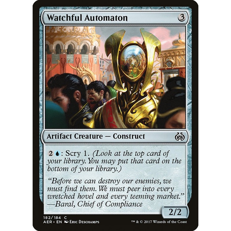 Watchful Automaton [Aether Revolt]