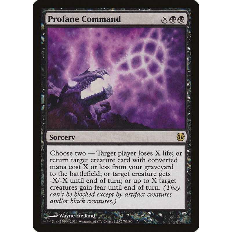 Profane Command [Duel Decks: Ajani vs. Nicol Bolas]