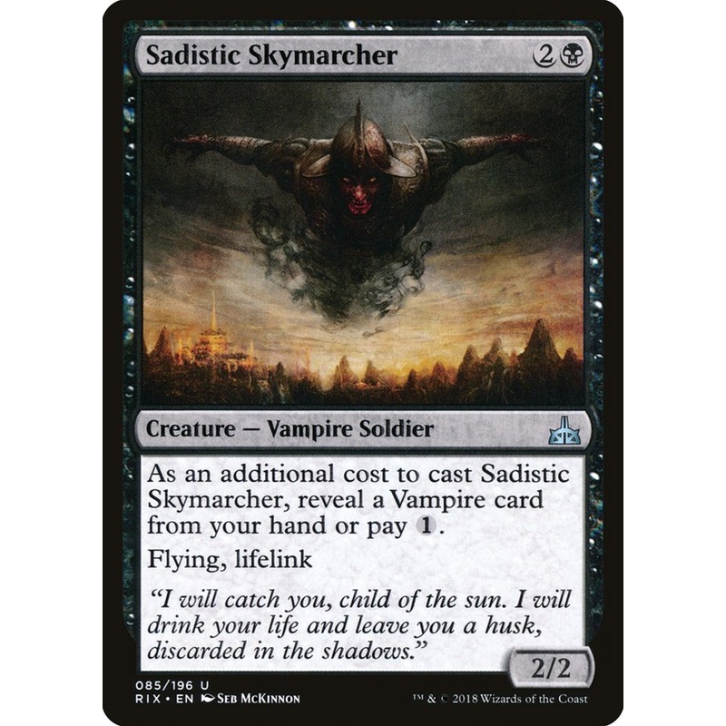 Sadistic Skymarcher [Rivals of Ixalan]