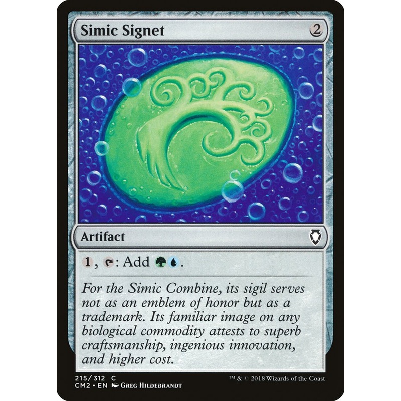 Simic Signet (215/312) [Commander Anthology Volume II]