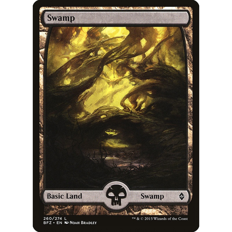 Swamp (260) (Full Art) [Battle for Zendikar]