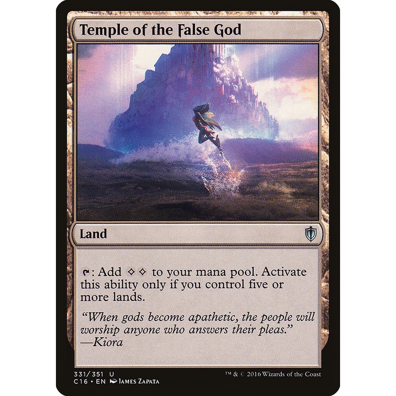 Temple of the False God [Commander 2016]