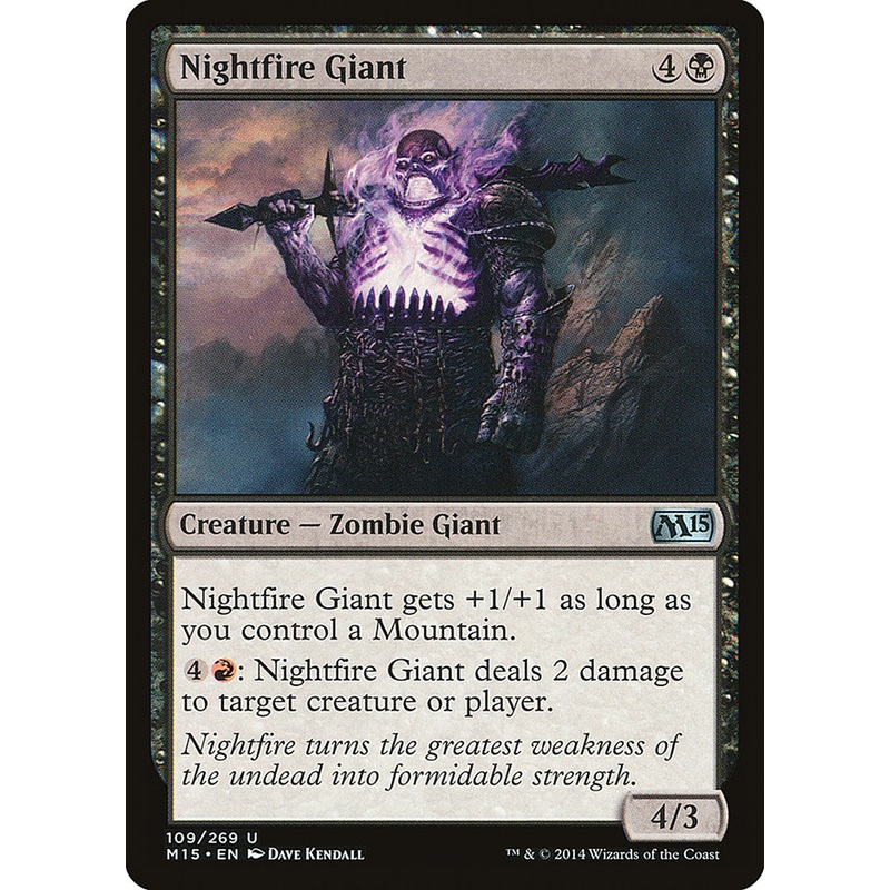 Nightfire Giant [Magic 2015]