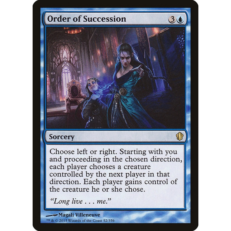 Order of Succession [Commander 2013]