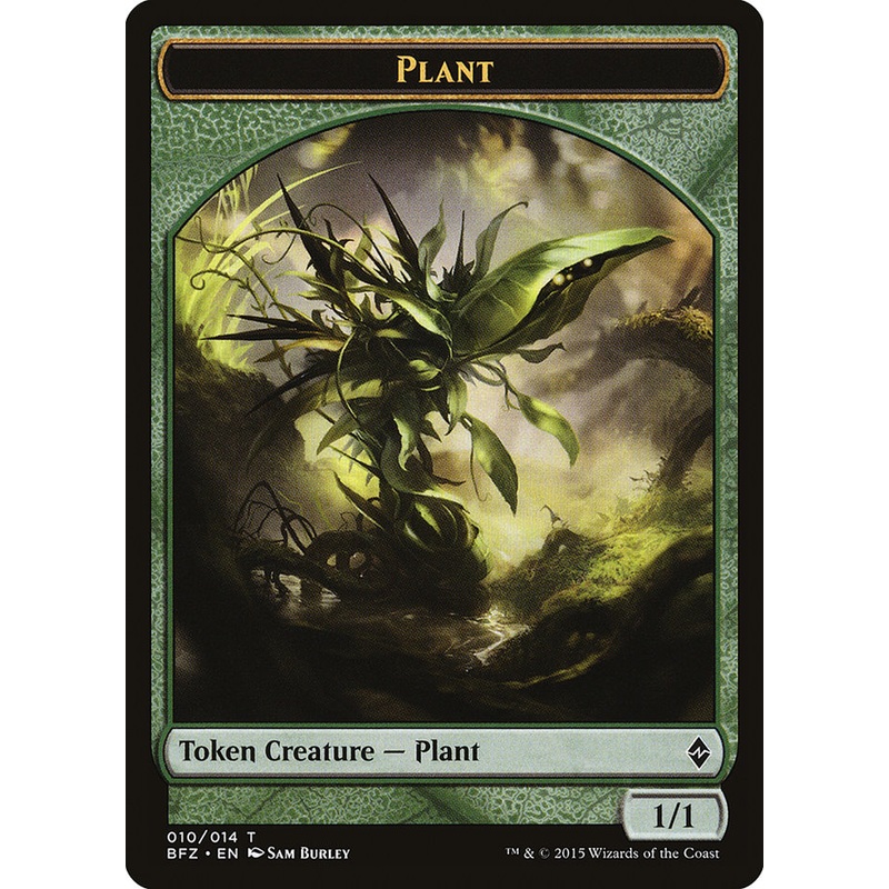 Plant Token [Battle for Zendikar Tokens]