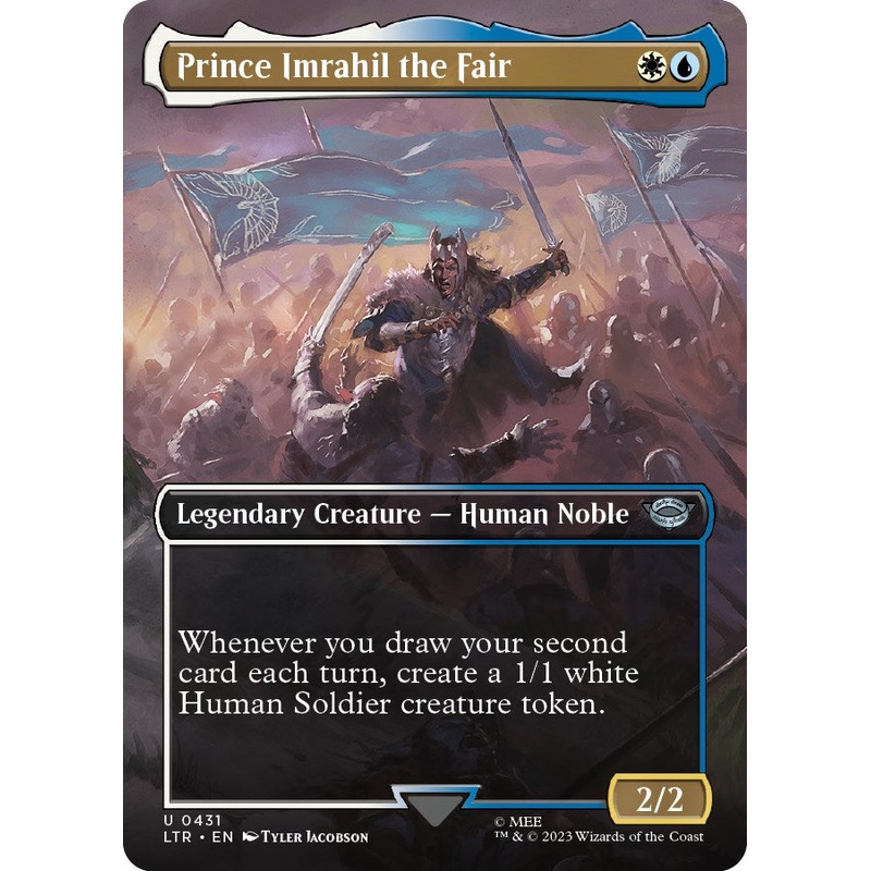 Prince Imrahil the Fair (Borderless Alternate Art) [The Lord of the Rings: Tales of Middle-Earth]