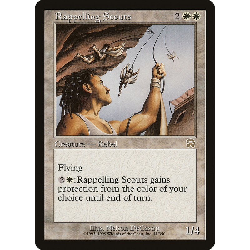 Rappelling Scouts [Mercadian Masques]