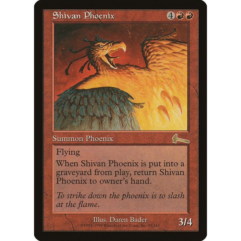 Shivan Phoenix [Urza's Legacy]