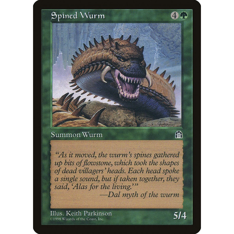 Spined Wurm [Stronghold]