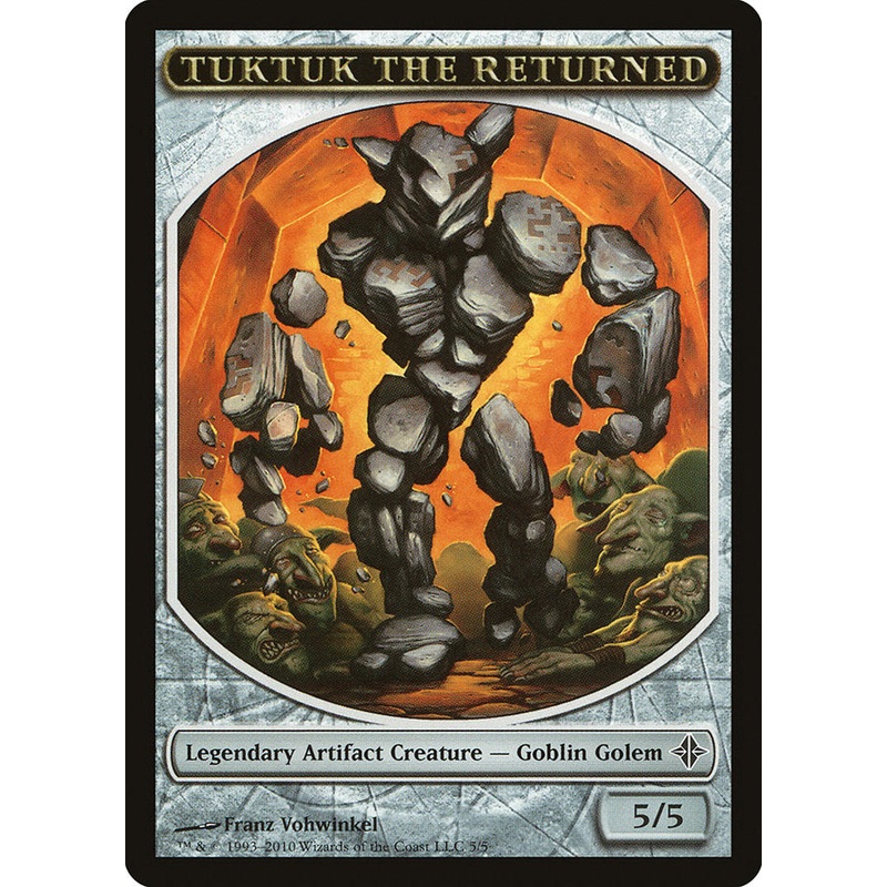 Tuktuk the Returned Token [Rise of the Eldrazi Tokens]