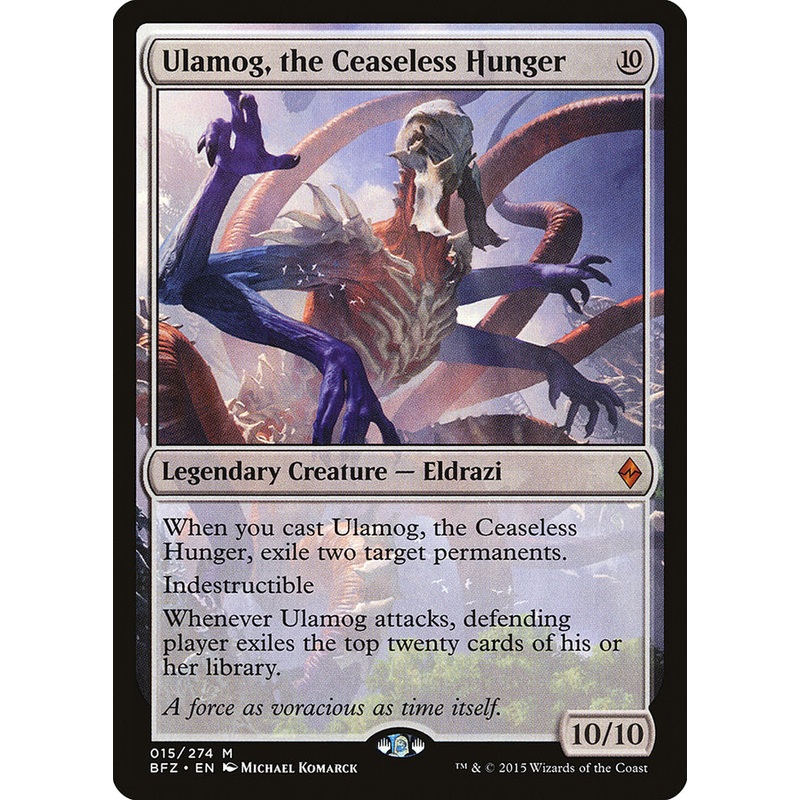 Ulamog, the Ceaseless Hunger [Battle for Zendikar]