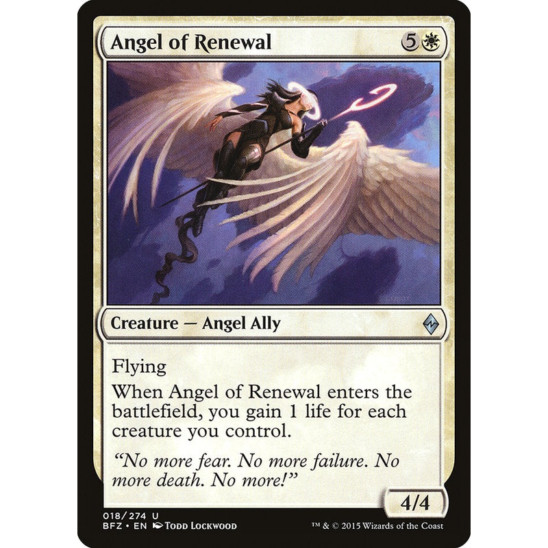 Angel of Renewal [Battle for Zendikar]