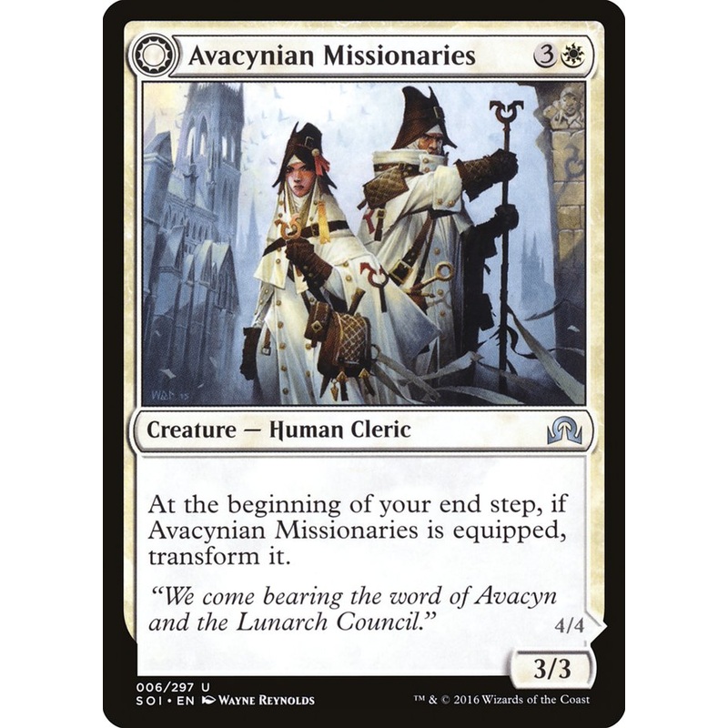 Avacynian Missionaries // Lunarch Inquisitors [Shadows over Innistrad]