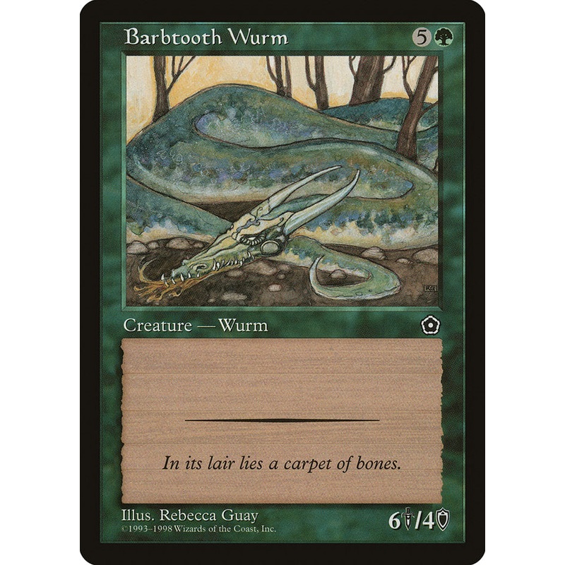 Barbtooth Wurm [Portal Second Age]