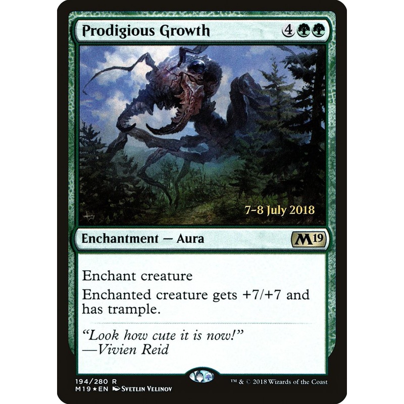 Prodigious Growth [Core Set 2019 Prerelease Promos]
