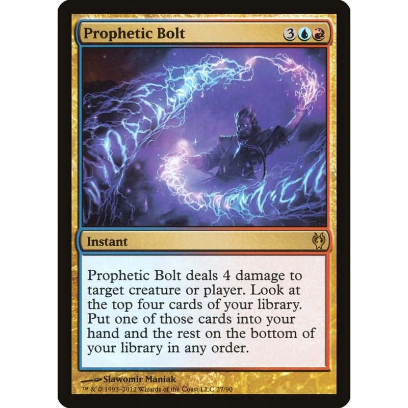 Prophetic Bolt [Duel Decks: Izzet vs. Golgari]