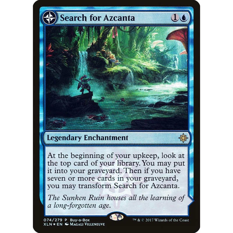 Search for Azcanta // Azcanta, the Sunken Ruin (Buy-A-Box) [Ixalan Treasure Chest]