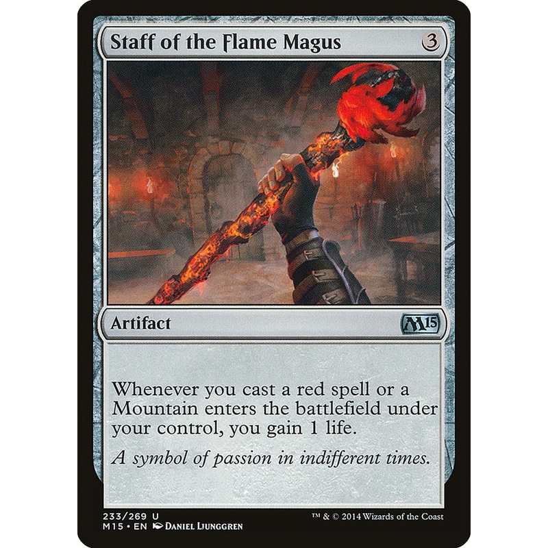 Staff of the Flame Magus [Magic 2015]