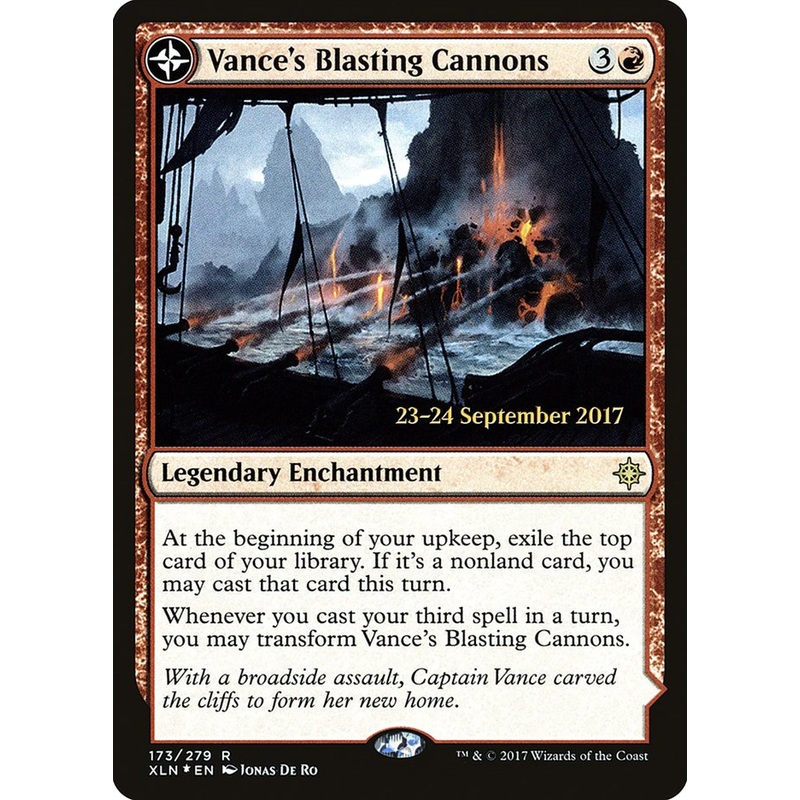 Vance's Blasting Cannons // Spitfire Bastion [Ixalan Prerelease Promos]
