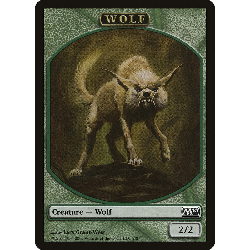 Wolf Token [Magic 2010 Tokens]