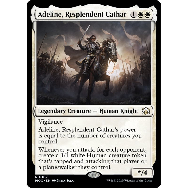 Adeline, Resplendent Cathar [March of the Machine Commander]