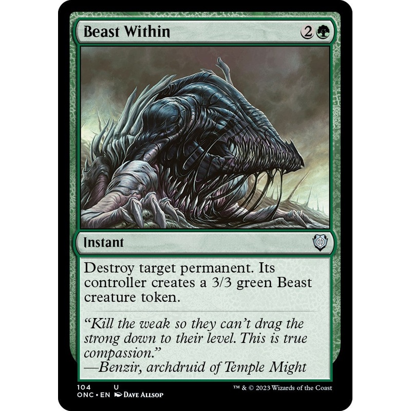 Beast Within [Phyrexia: All Will Be One Commander]