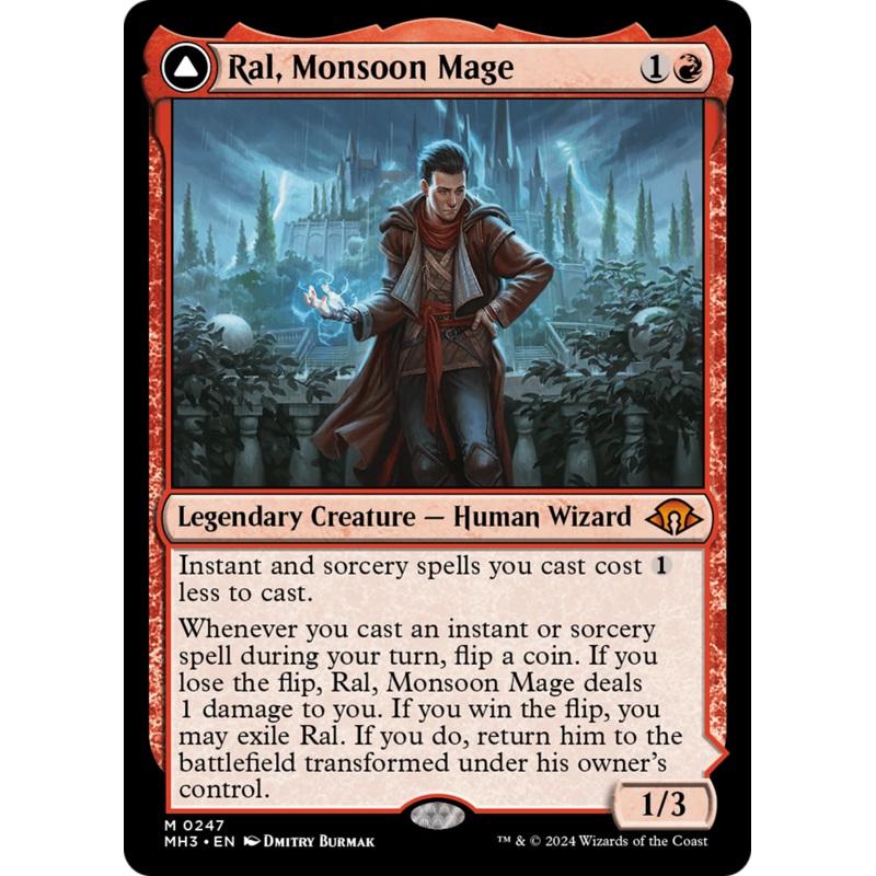 Ral, Monsoon Mage // Ral, Leyline Prodigy [Modern Horizons 3]