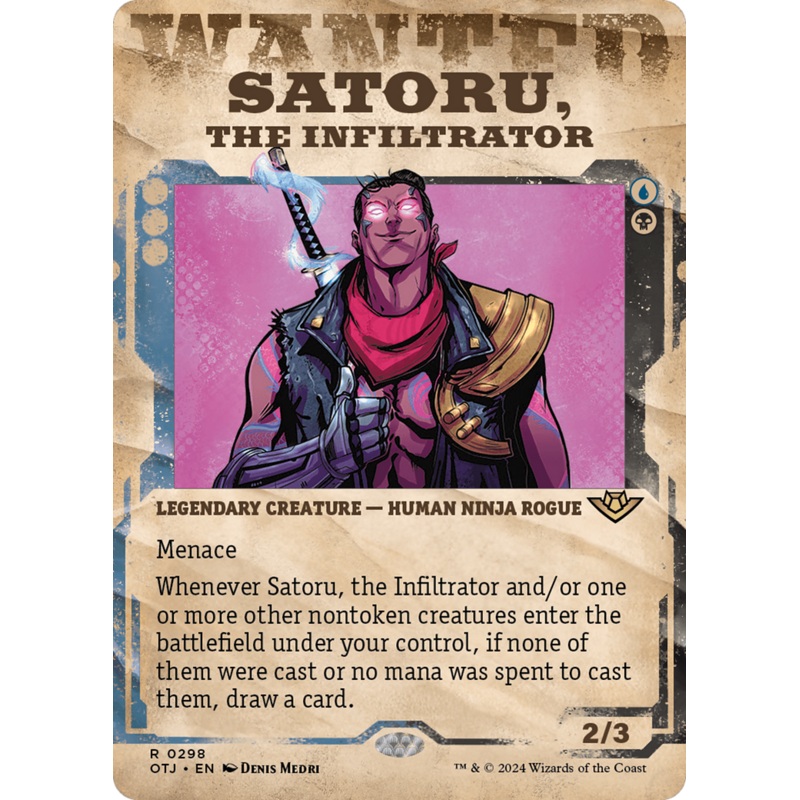 Satoru, the Infiltrator (Showcase) [Outlaws of Thunder Junction]