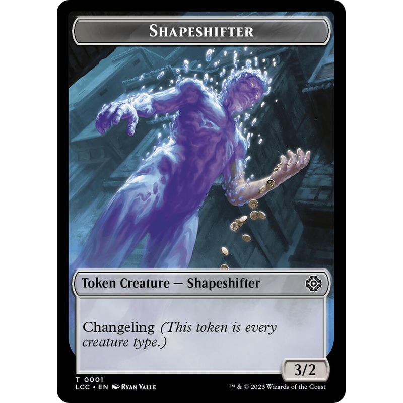 Shapeshifter // Cat Double-Sided Token [Secret Lair Drop Series]