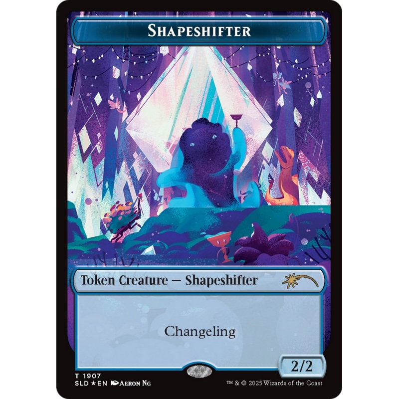 Shapeshifter Token (1907) (Double Rainbow Foil) [Secret Lair Drop Series]