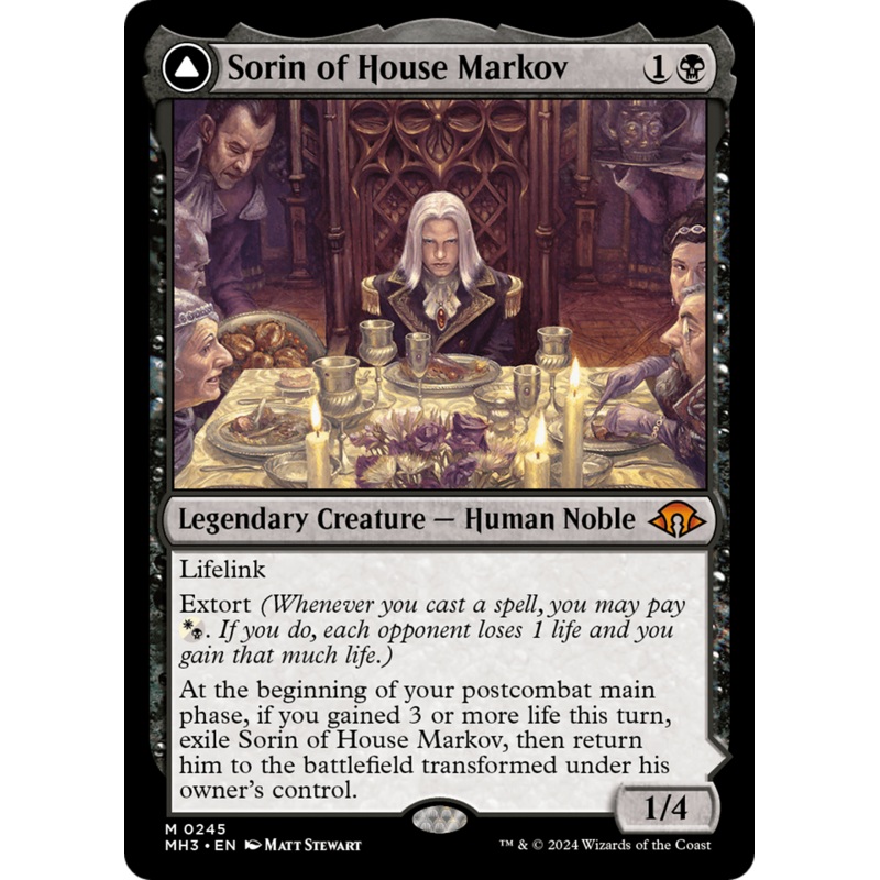 Sorin of House Markov // Sorin, Ravenous Neonate [Modern Horizons 3]