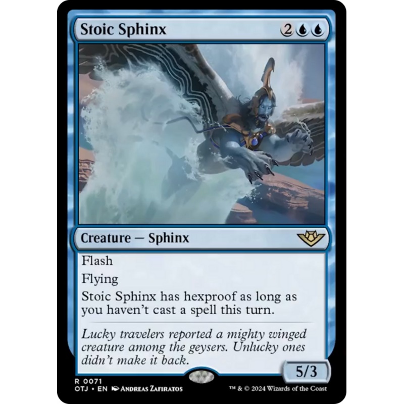 Stoic Sphinx [Outlaws of Thunder Junction]