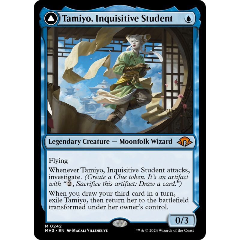 Tamiyo, Inquisitive Student // Tamiyo, Seasoned Scholar [Modern Horizons 3]