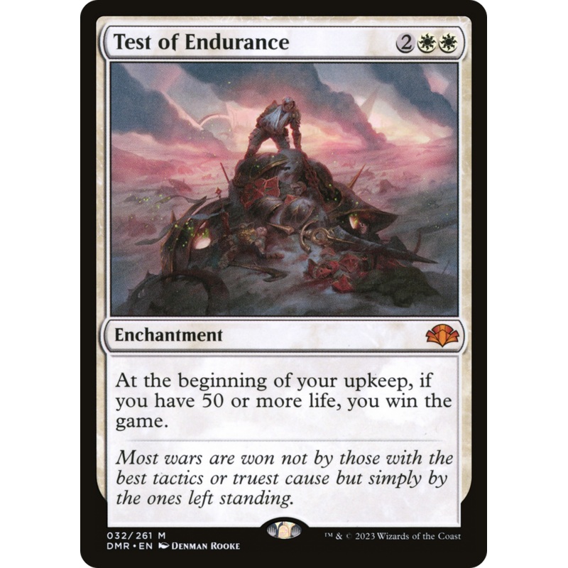 Test of Endurance [Dominaria Remastered]