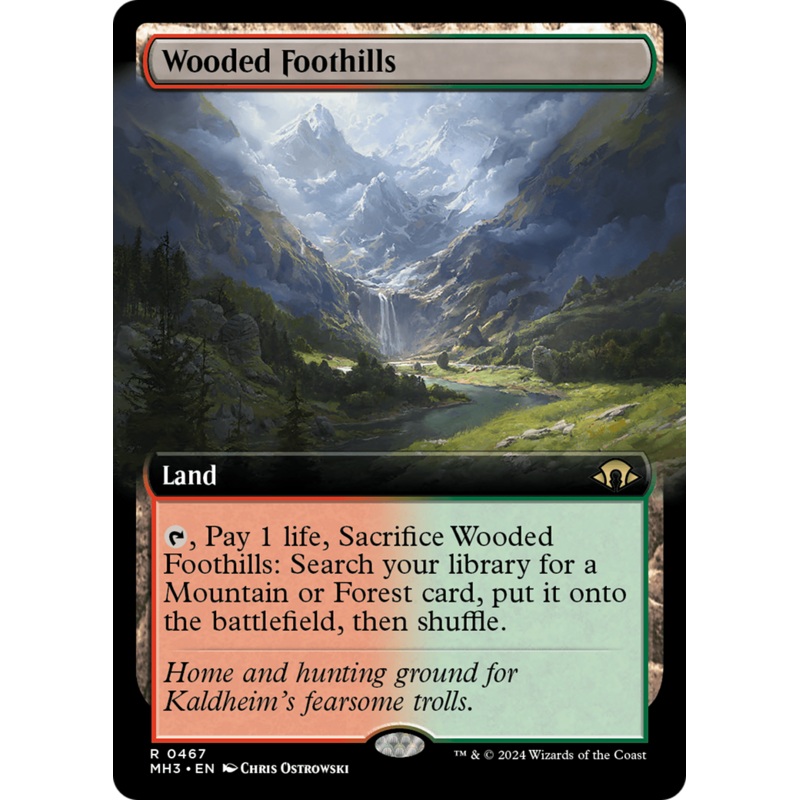 Wooded Foothills (Extended Art) [Modern Horizons 3]