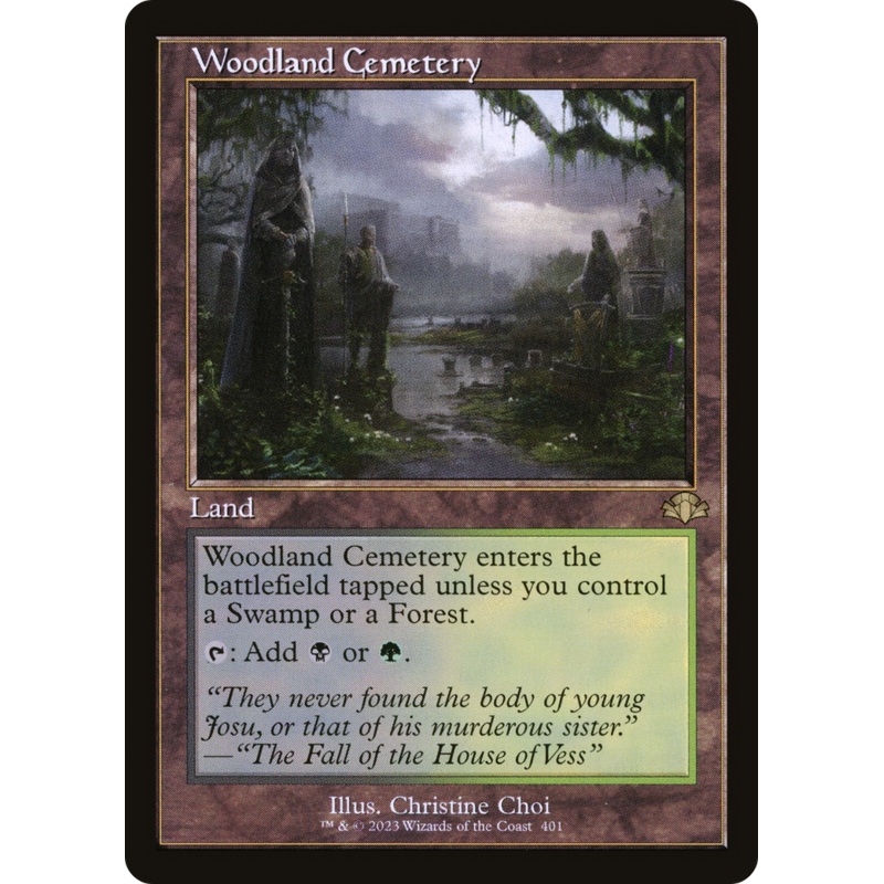 Woodland Cemetery (Retro) [Dominaria Remastered]
