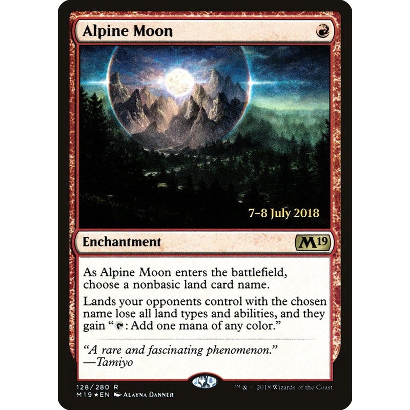 Alpine Moon [Core Set 2019 Prerelease Promos]