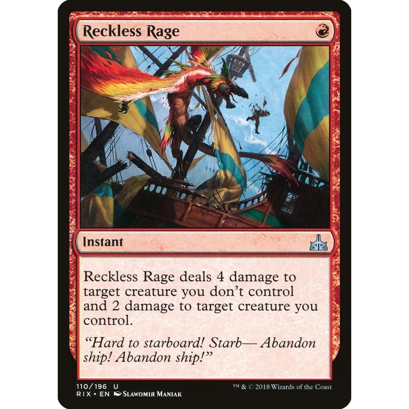 Reckless Rage [Rivals of Ixalan]