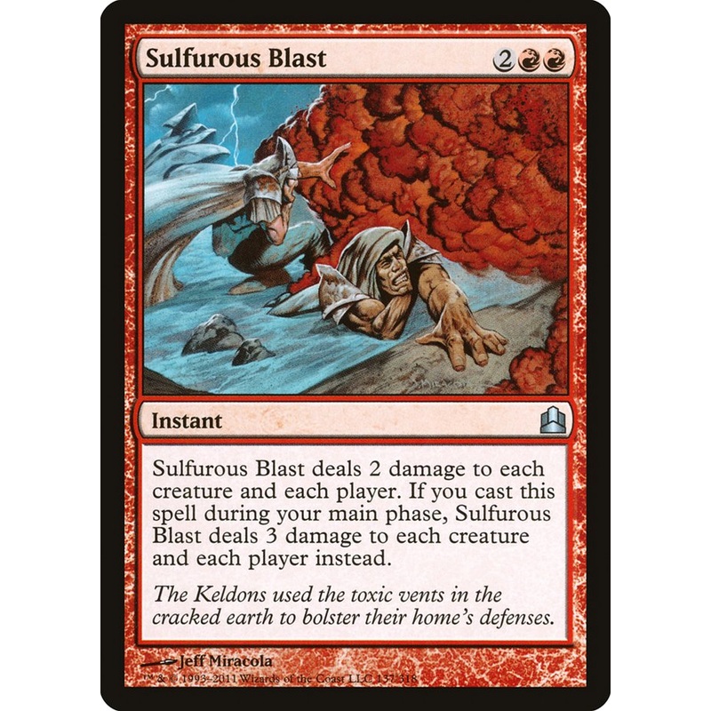 Sulfurous Blast [Commander 2011]
